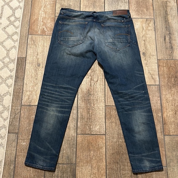 G-Star Raw Men’s Medium Stretch G-Bleid Slim Button Fly Jeans SZ 38x34 - Picture 2 of 14